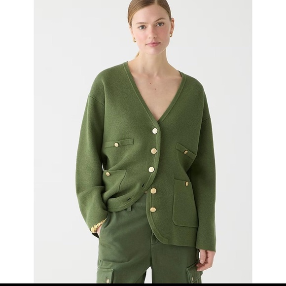 J. Crew Jackets & Blazers - J. Crew Long V-neck sweater blazer